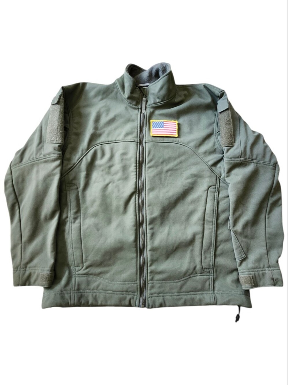 Massif Elements NAVAIR Sage Green Flight Jacket. Sz. L